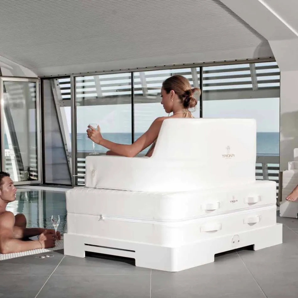 Trona Magnum Luxus floating Stuhl Doppelsitzdesign Viadurini