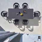 Varaschin Clever Stuhl aus modernem Design Garten, 6 Stück Viadurini