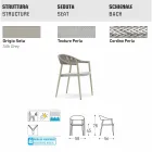 Varaschin Clever Stuhl aus modernem Design Garten, 6 Stück Viadurini