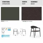 Varaschin Clever Stuhl aus modernem Design Garten, 6 Stück Viadurini