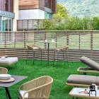 Varaschin Cricket Stuhl moderner Garten Aluminium, 2 Stück Viadurini