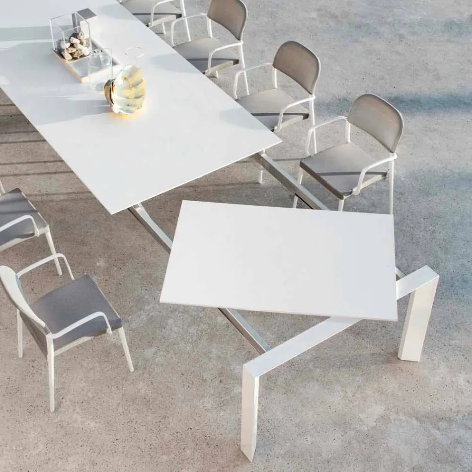 Varaschin Dolmen Gartentisch erweiterbar auf bis zu 380 cm Viadurini