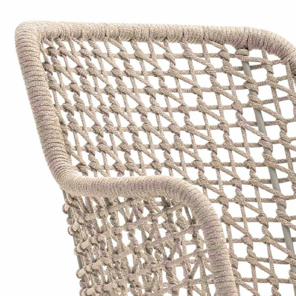 Varaschin Emma gepolsterter Außensessel mit modernem Design Viadurini