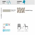 Varaschin Emma Design Gartenstuhl aus Stoff und Aluminium Viadurini