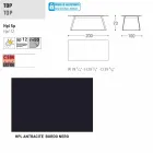 Varaschin Kolonaki Tabelle moderne Gärten in verschiedenen Größen Viadurini