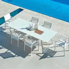 Varaschin Kolonaki Tabelle moderne Gärten in verschiedenen Größen Viadurini