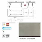 Varaschin Link-Tisch Gartentisch mit Teakholz Beinen, H65 cm Viadurini