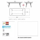 Varaschin Link-Tisch Gartentisch mit Teakholz Beinen, H65 cm Viadurini