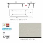 Varaschin Link-Tabelle H 65 cm Gärten erweiterbar auf bis zu 350 cm Viadurini