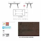 Varaschin Link-Tabelle H 65 cm Gärten erweiterbar auf bis zu 350 cm Viadurini