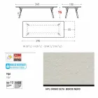 Varaschin Link-Garten Anschiebetisch mit Teakholz Beinen, H75 cm Viadurini