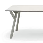 Varaschin Link moderner ausziehbarer Gartentisch, H 73,2 cm Viadurini