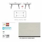 Varaschin Link-Fest Esstisch aus externen oder internen H 65 cm Viadurini