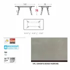 Varaschin Link-Fest Esstisch Garten oder in der Halle H 75 cm Viadurini