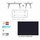 Varaschin Link-Fest Esstisch Garten oder in der Halle H 75 cm Viadurini