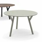 Varaschin Verbindungen Runder Tisch für Innen- / Außen-modernes Design, H 65 cm Viadurini