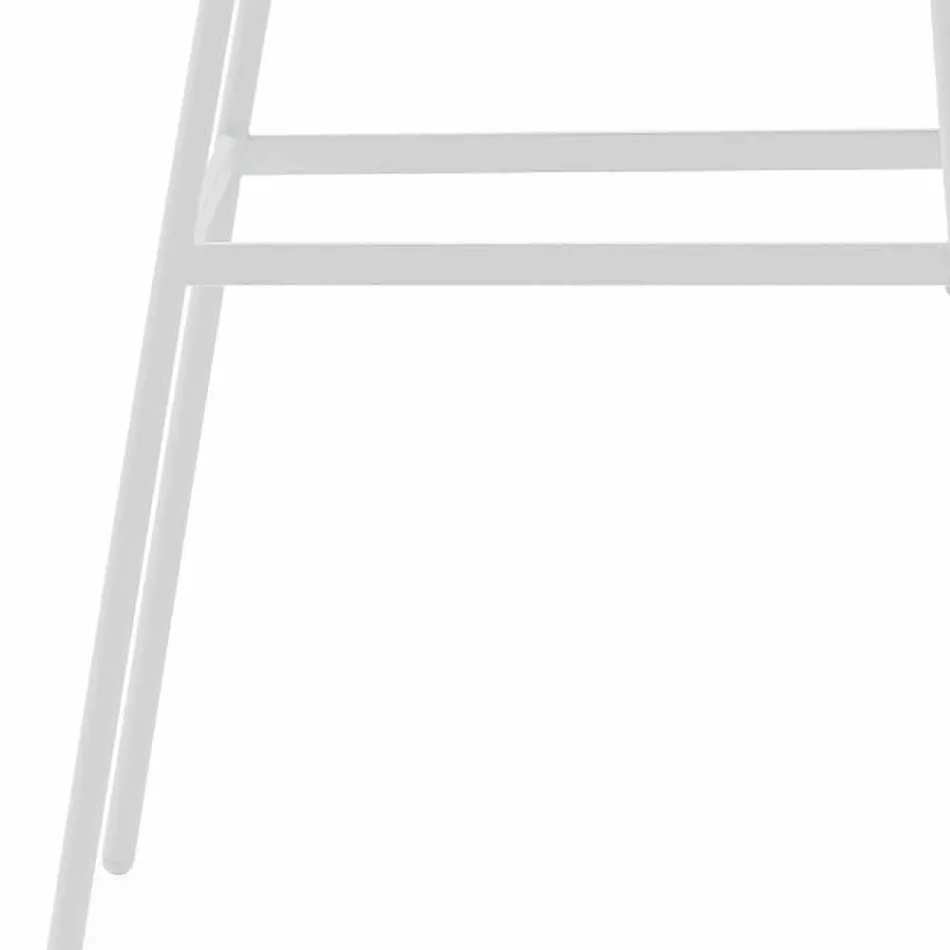 Varaschin Summer Outdoor Hocker aus Stahl und Stoff Viadurini