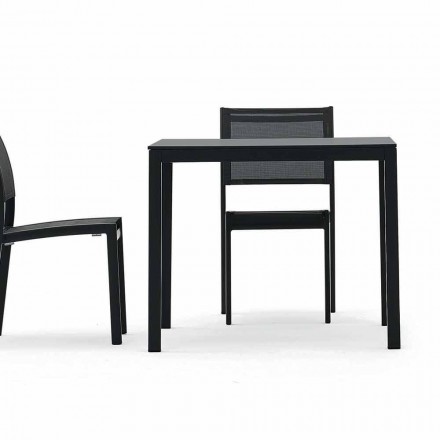 Varaschin Victor Tisch für den Innen-und Garten speisen, modernes Design Viadurini