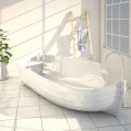 Design Badewanne Made in Italy in Schiffsform Ocean