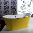Badewanne freistehend farbigen Eisen modernes Design Betty Viadurini