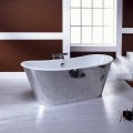 Freistehende Badewanne aus Gusseisen in modernem Design Ida