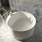 Runde freistehende Design-Badewanne aus italienischem Cremona Viadurini