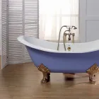 Bad glasiert und bemalt Gusseisen Beine Lane Viadurini