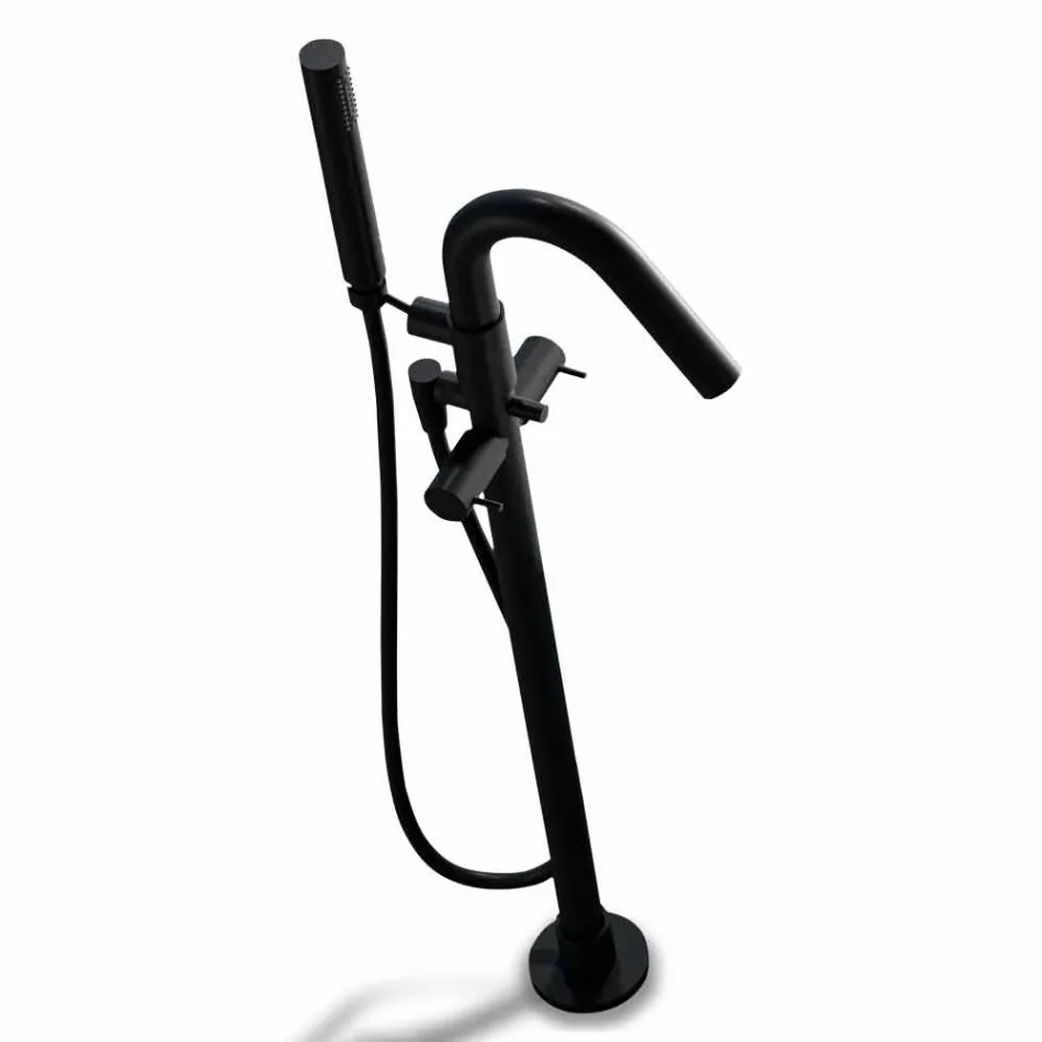 Freistehende Badewanne, Design Solid Surface Glossy / Matte - Veil Viadurini