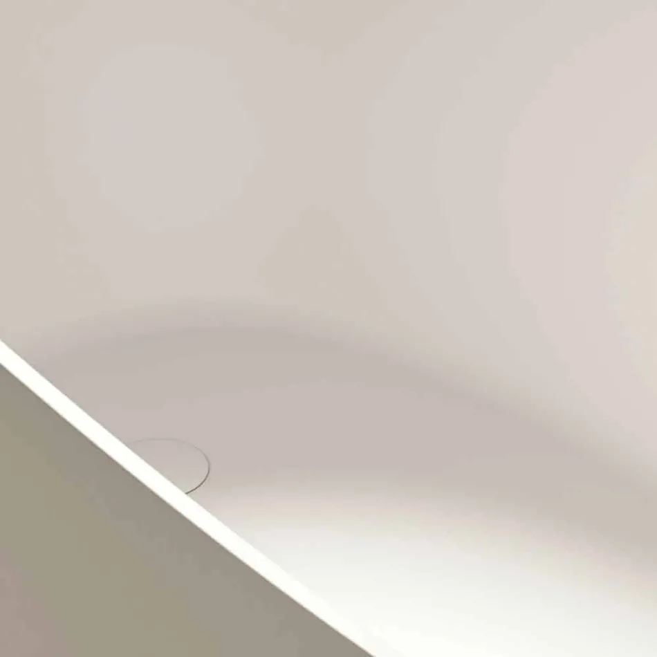 Freistehende Badewanne, Design Solid Surface Glossy / Matte - Veil Viadurini