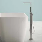 Freistehendes Badezimmer in modernem Design, glänzend weiß oder matt Viadurini