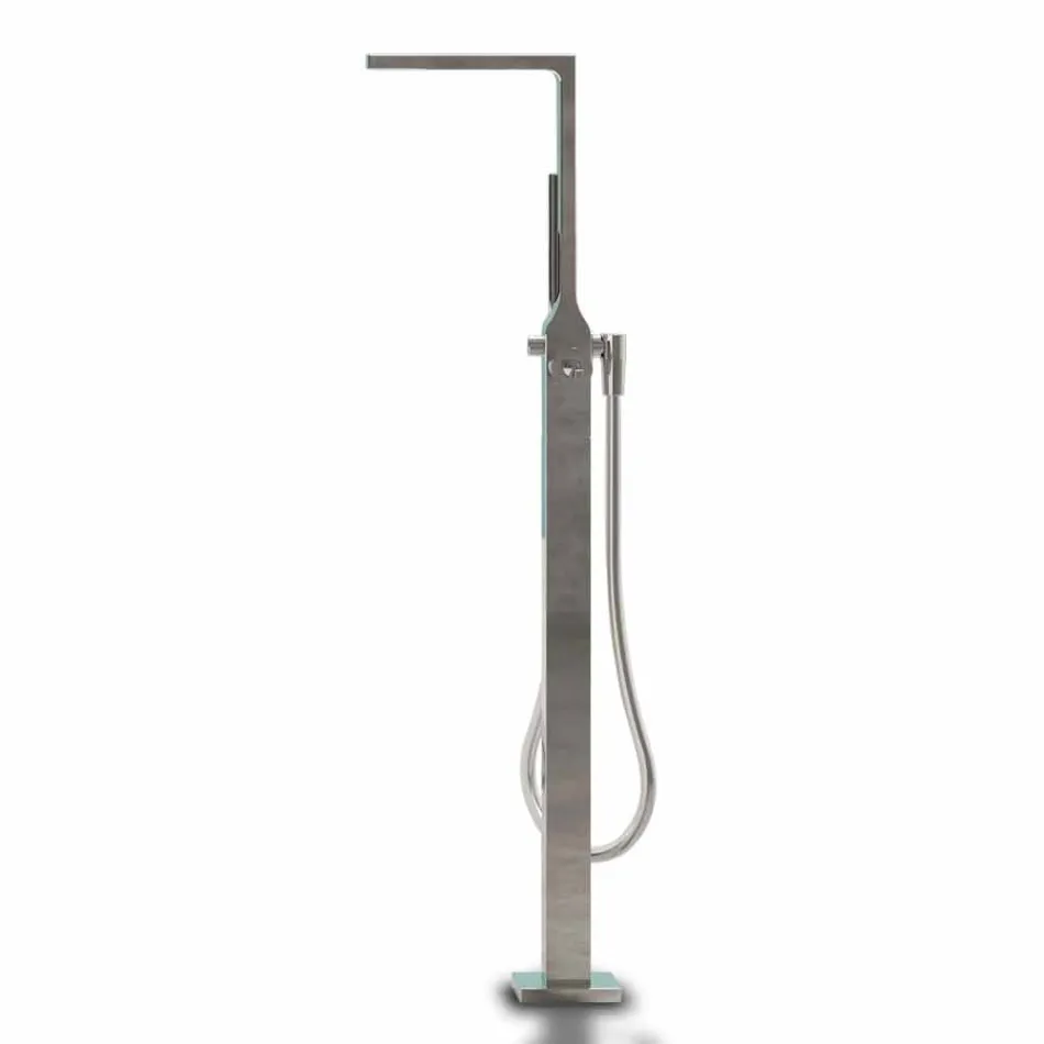 Freistehendes Badezimmer in modernem Design, glänzend weiß oder matt Viadurini