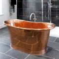Freestanding Badewanne in modernem Design aus Kupfer Peggy