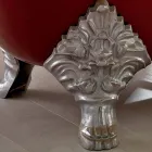 Vintage freistehende Badewanne mit gusseisernen Füßen, Made in Italy - Naike Viadurini