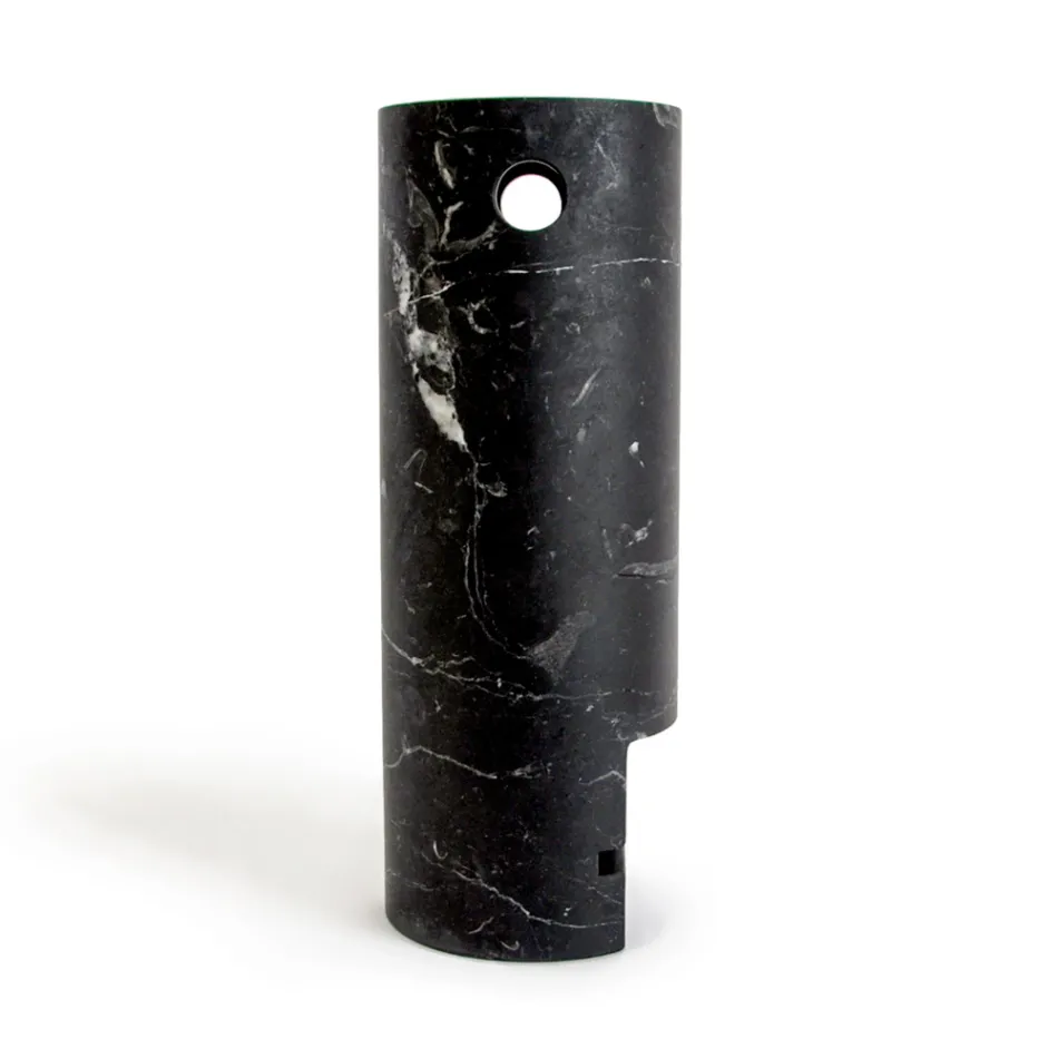 Gesichtsförmige Vase aus Satinmarmor Made in Italy - Asahi Viadurini