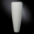 Hohe Artisan Vase aus mattweißer Keramik Made in Italy - Capuano
