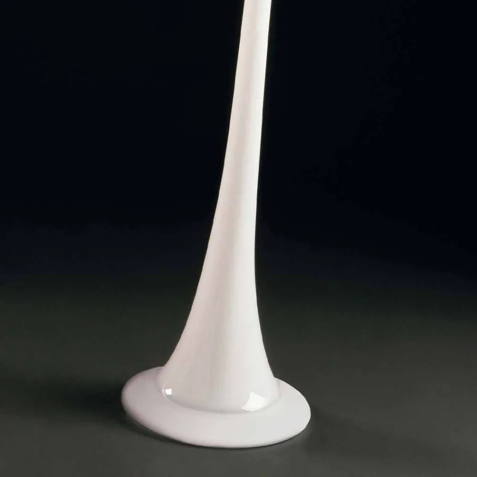 Hohe Indoor-Vase aus farbigem Glas Modernes Design Made in Italy - Elviro Viadurini