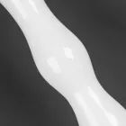 Hohe dekorative Vase aus transparentem und weißem Glas Made in Italy - Gondo Viadurini