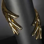 Hohe Keramikvase für den Innenbereich, handgefertigt in Italien - Monte Viadurini