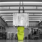 Außenvase aus matt gefärbtem Polyethylen Made in Italy - Proud Viadurini