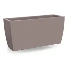Rechteckige Außenvase aus Polyethylen Made in Italy - Albarone Viadurini
