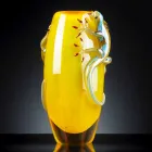 Buntglasvase für den Innenbereich mit Geckos Handmade in Italy - Geco Viadurini