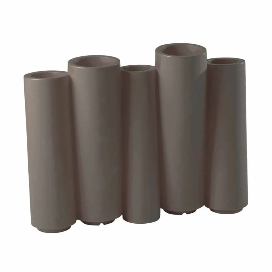 Dekorativer farbiger Vase Slide Bamboo moderner Entwurf hergestellt in Italien Viadurini