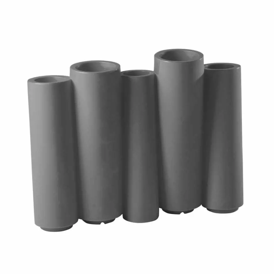 Dekorativer farbiger Vase Slide Bamboo moderner Entwurf hergestellt in Italien Viadurini