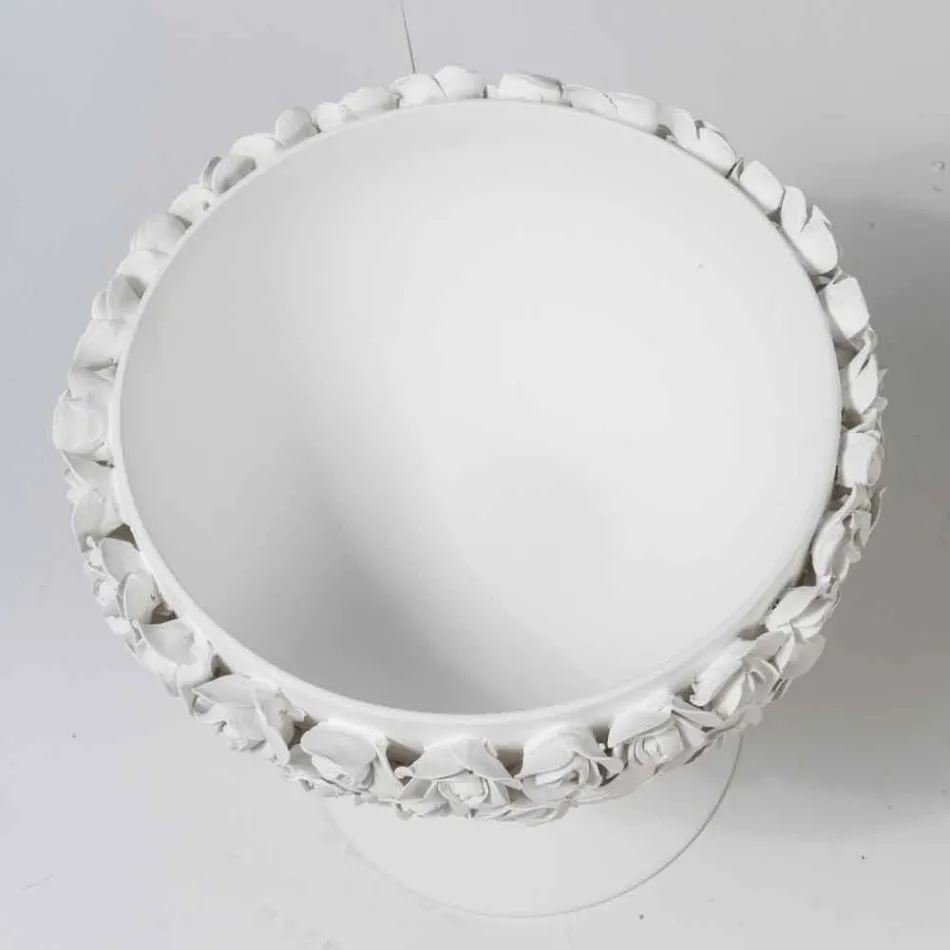 Dekorative Innenvase aus Biana-Keramik mit Dekoration Made in Italy - Camogli Viadurini