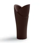 Dekorative Vase für den Innenbereich aus farbigem Polyethylen Made in Italy - Cervia Viadurini