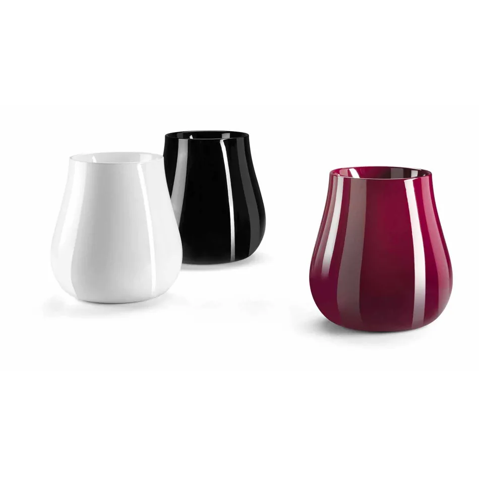 Dekorative Design Drop Vase aus Polyethylen Made in Italy - Monita Viadurini