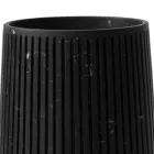 Dekorative Vase aus weißem Carrara-Marmor oder Portoro-Design mit Streifen - Kairo Viadurini