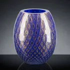 Dekorative Vase aus farbigem mundgeblasenem Muranoglas Made in Italy - Barletta Viadurini