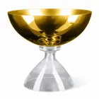 Dekorative Vase aus mundgeblasenem Glas, handgefertigt in Italien - Serena Viadurini