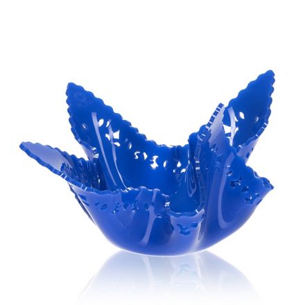Recycelbare farbige drapierte Plexiglas Design Vase 3 Stück - Gabrio Viadurini